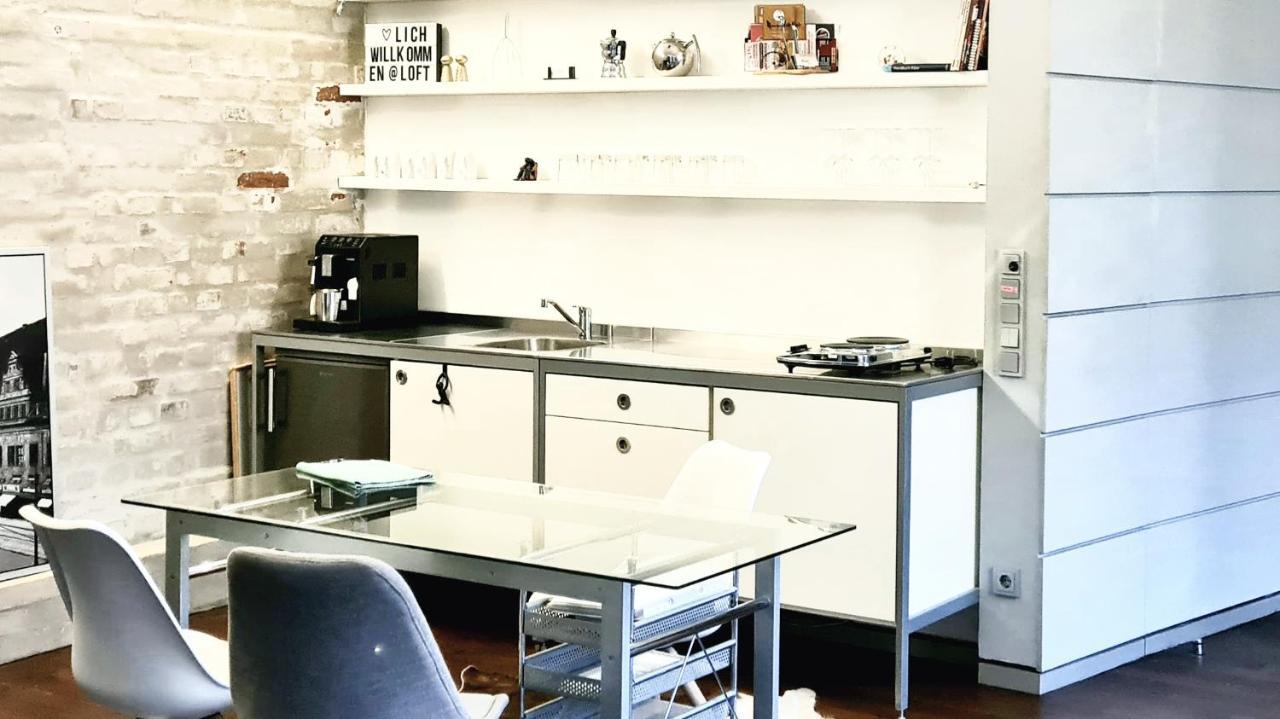 Апартаменты Loft Im Hundertjaehrigen Backhaus Лейпциг Экстерьер фото